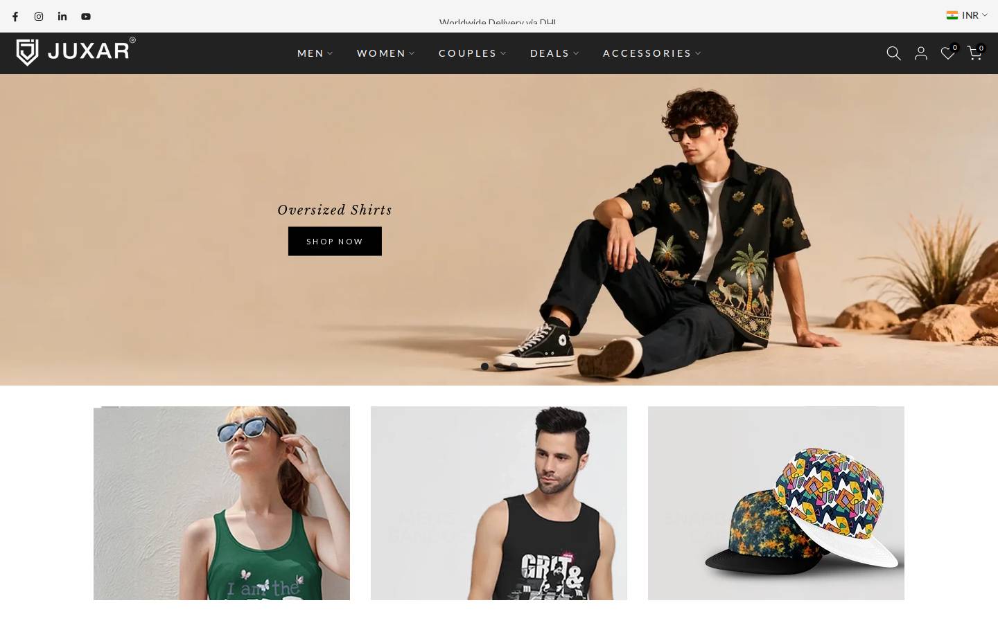 juxar.com homepage screenshot