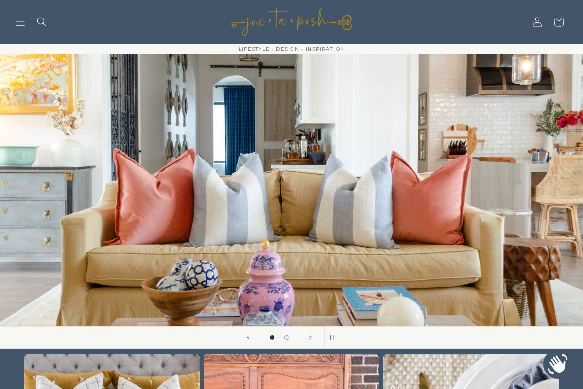 juxtaposhlbk.com homepage screenshot