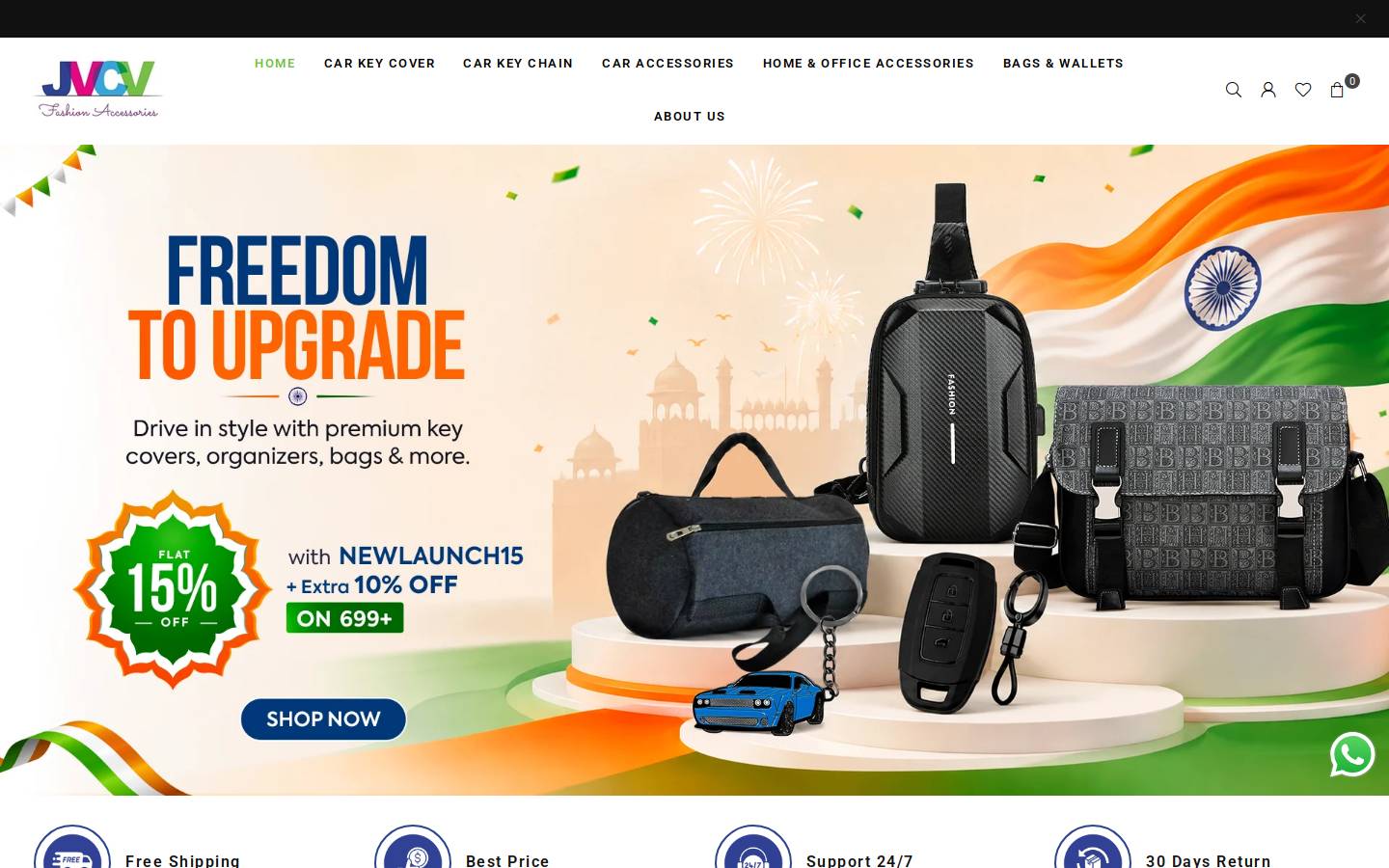 jvcv.in homepage screenshot