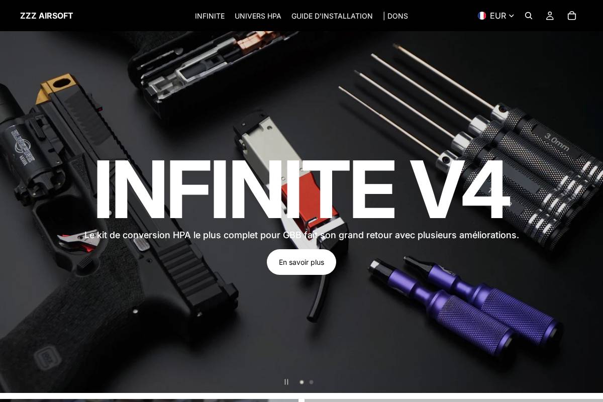 jvtactical-airsoft.com homepage screenshot