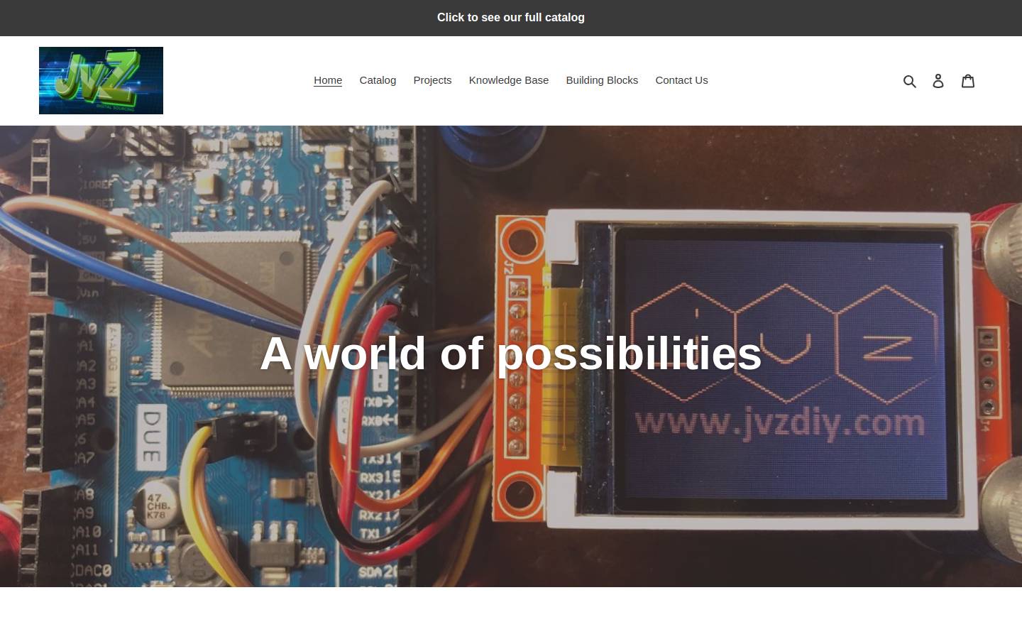 jvzelectronicconsulting.com homepage screenshot
