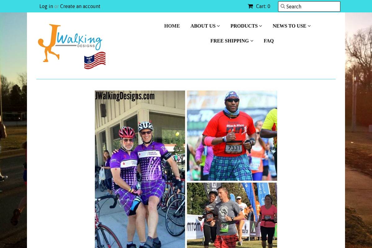 jwalkingdesigns.com homepage screenshot