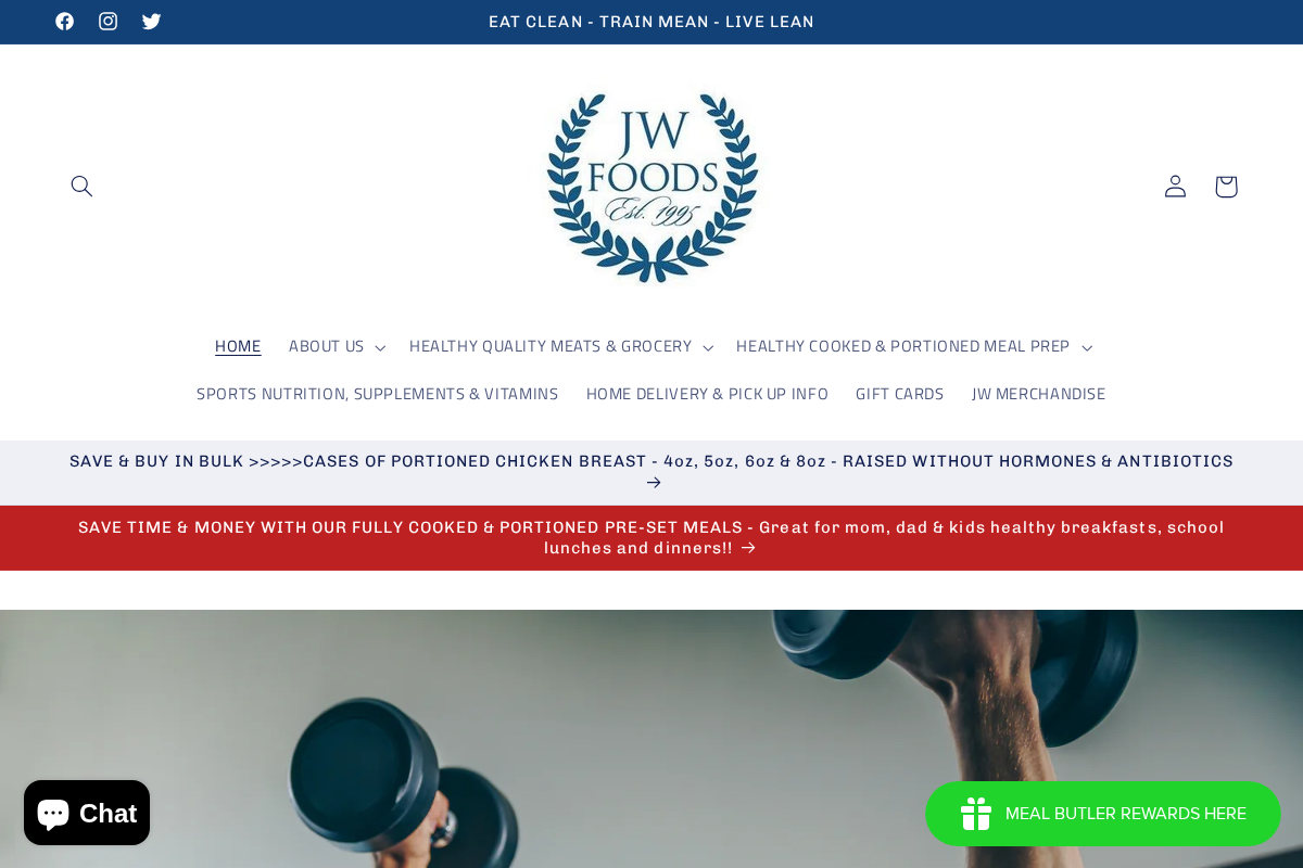 J&W Meal Butler homepage screenshot