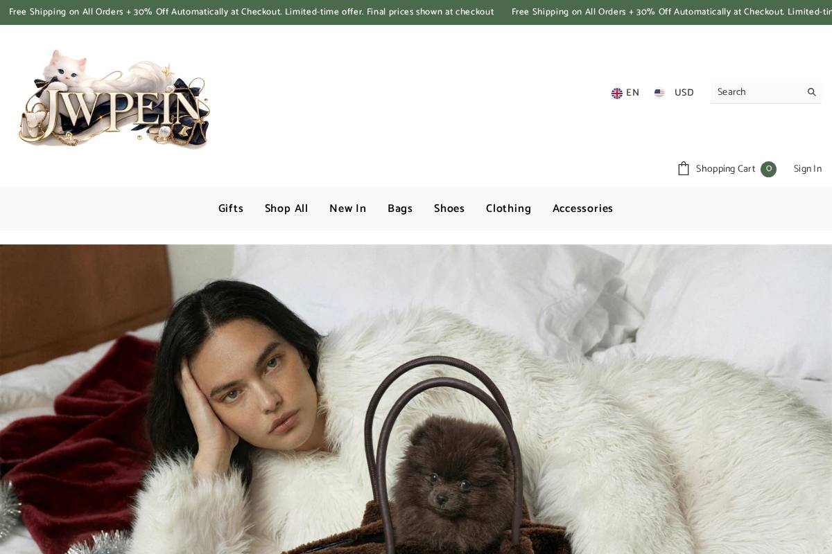 jwpein.com homepage screenshot