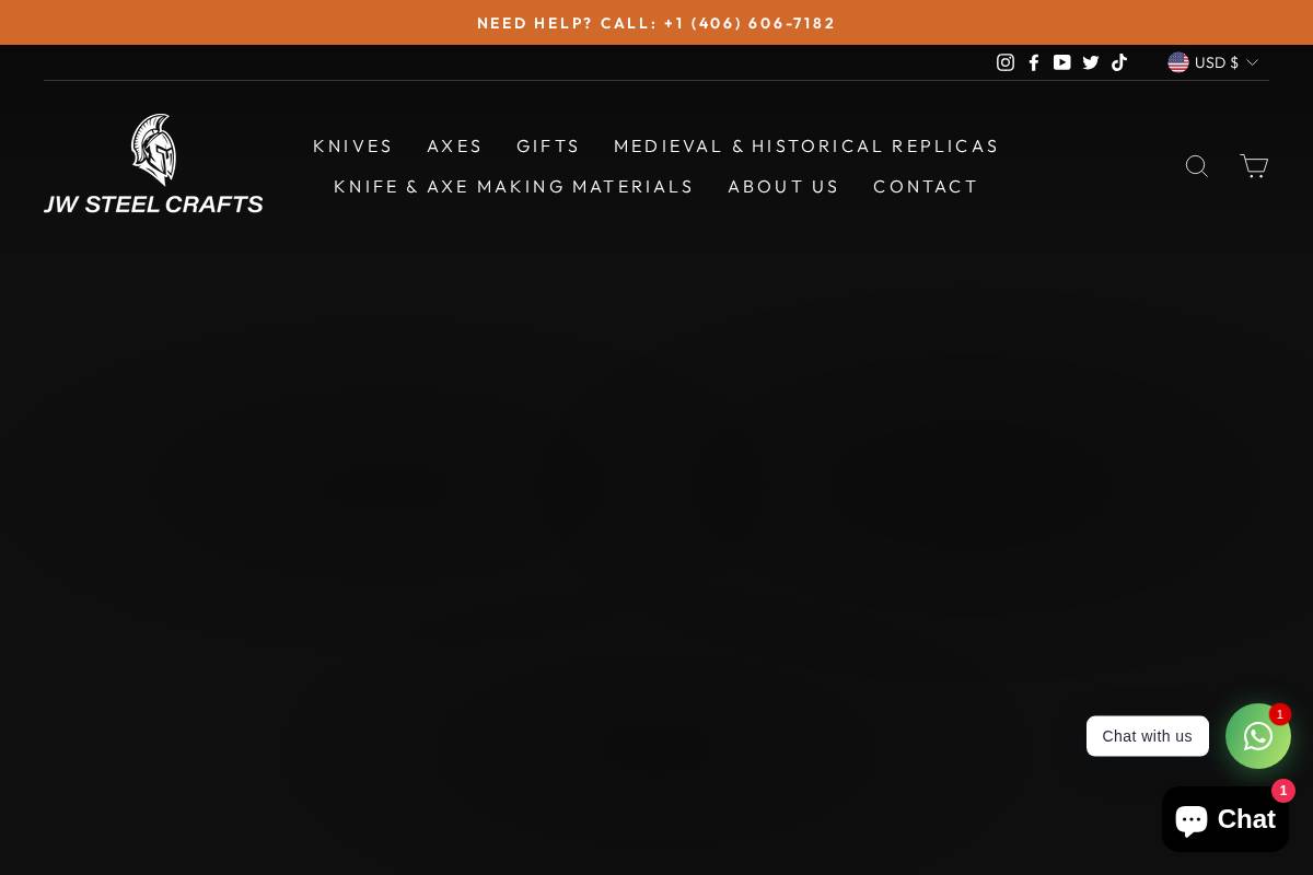 jwsteelcrafts.com homepage screenshot