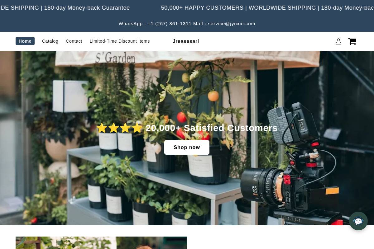 Jynxie homepage screenshot