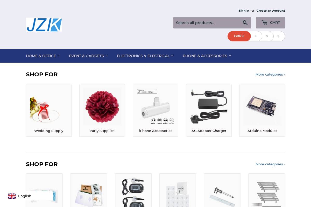 jzk-jzk.com homepage screenshot