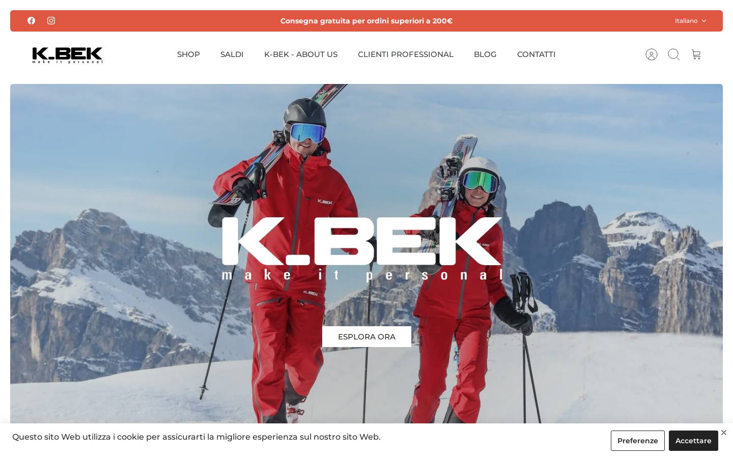 k-bek.it homepage screenshot