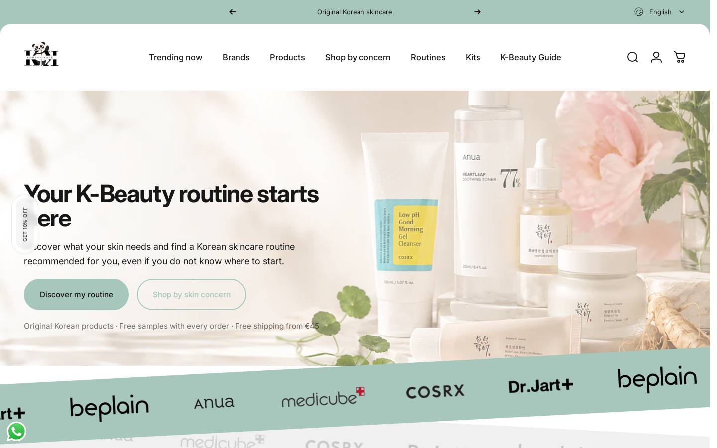 K-Kare homepage screenshot