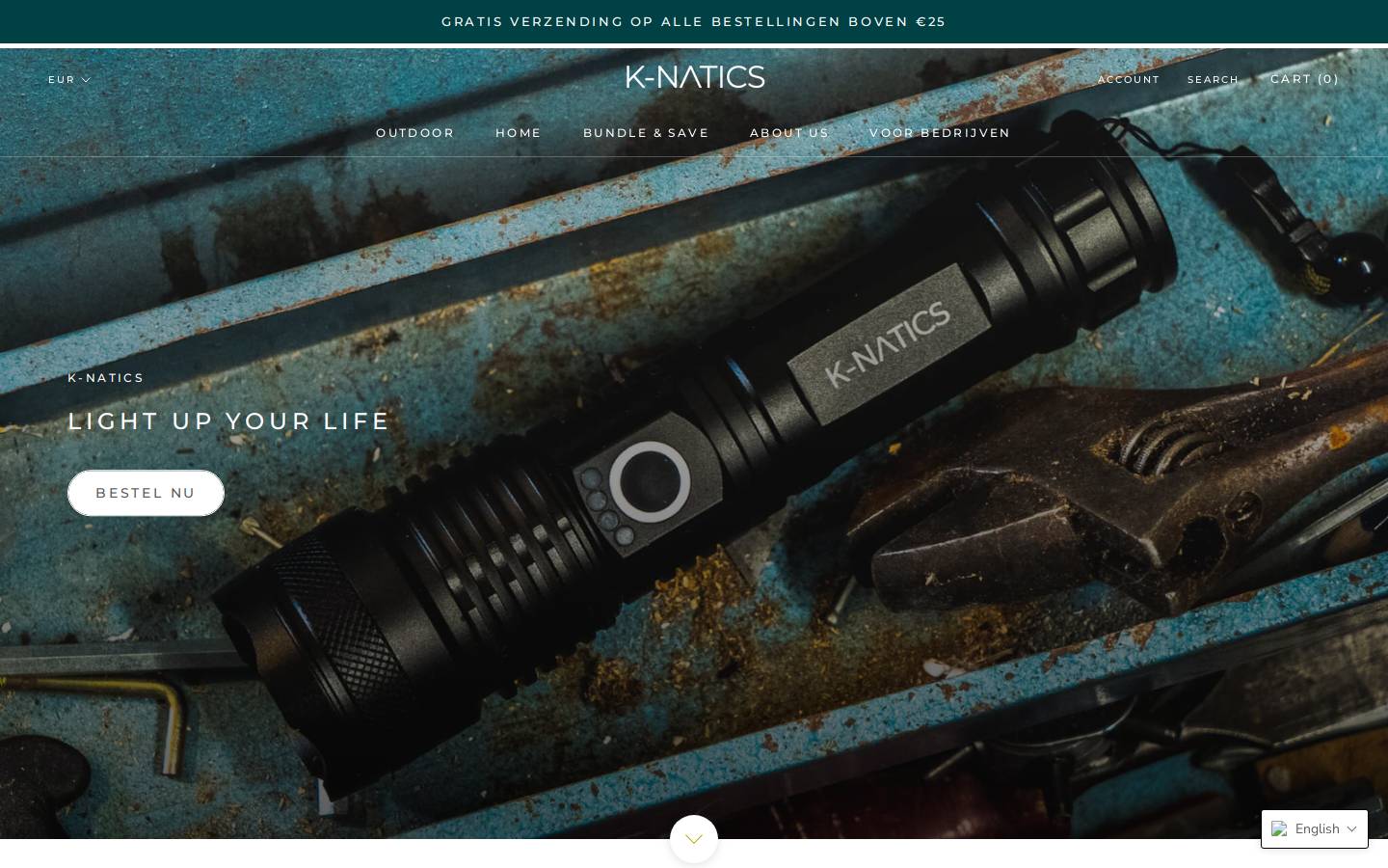 K-NATICS homepage screenshot