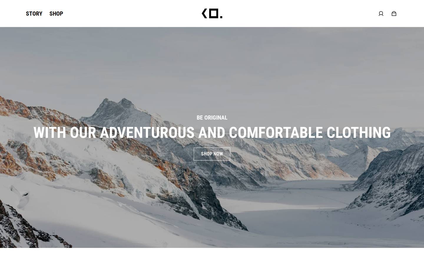 k-o.shop homepage screenshot