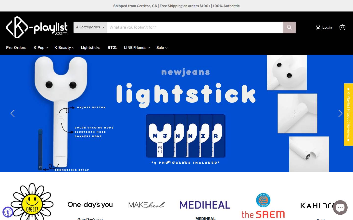 k-playlist.com homepage screenshot