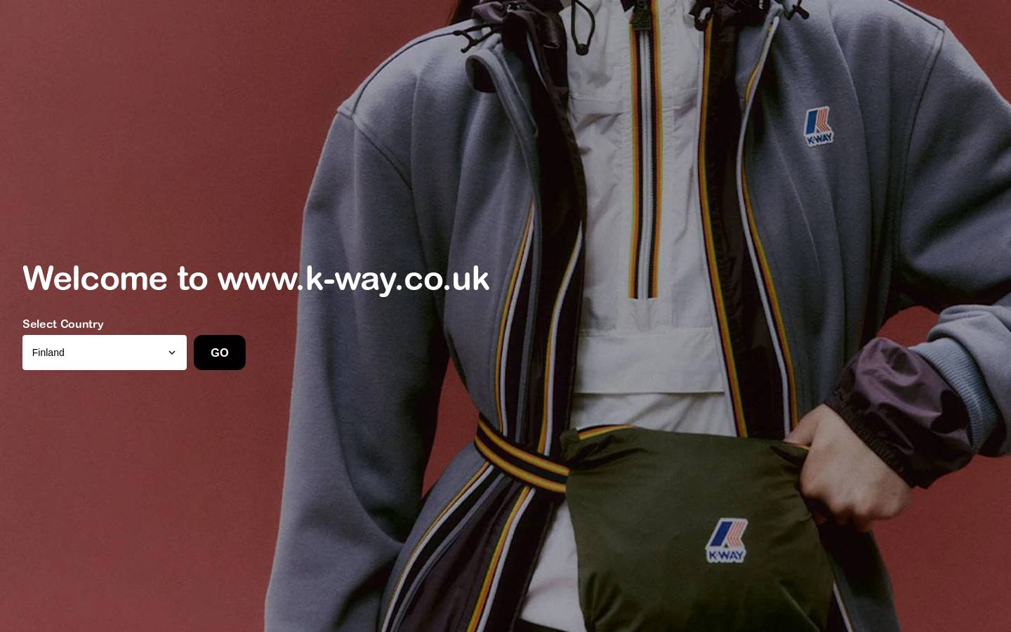 k-way.co.uk homepage screenshot
