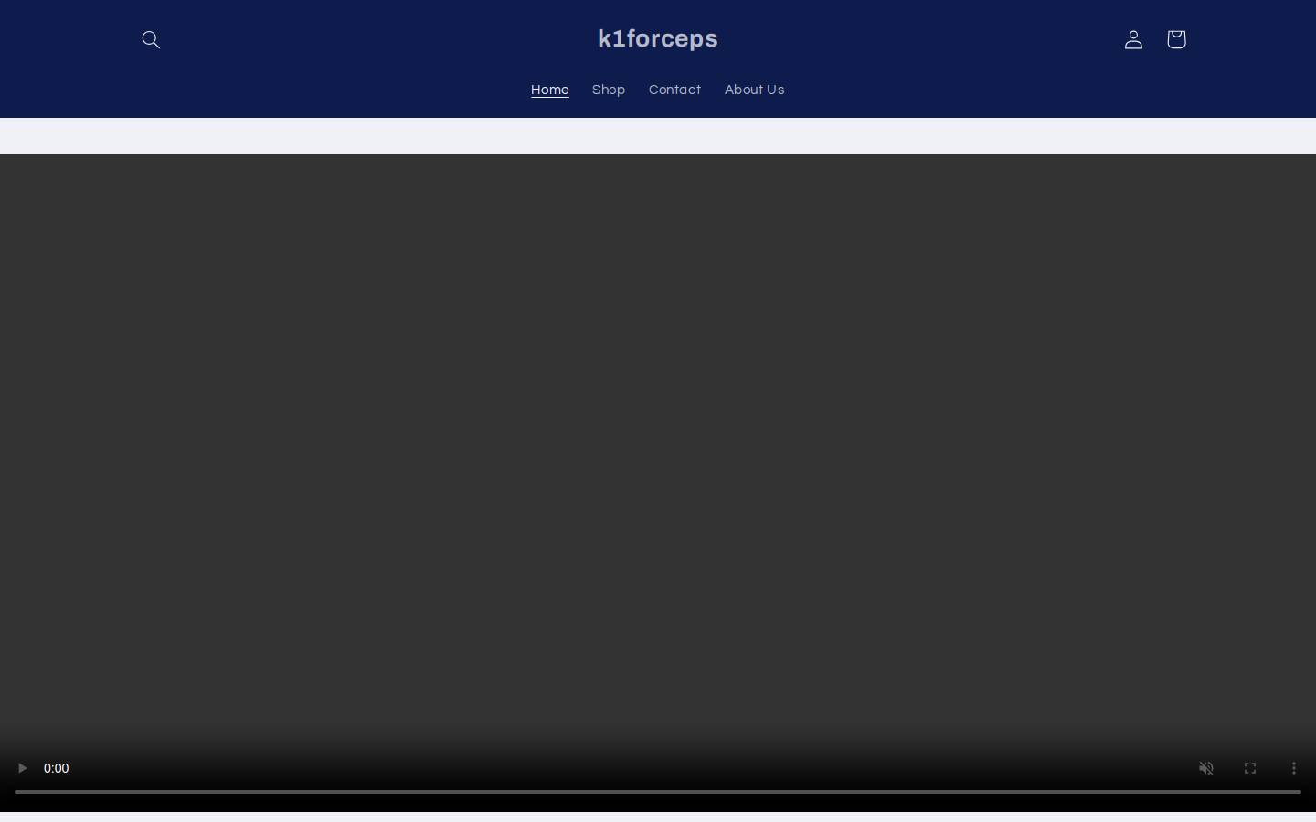 k1forceps.com homepage screenshot