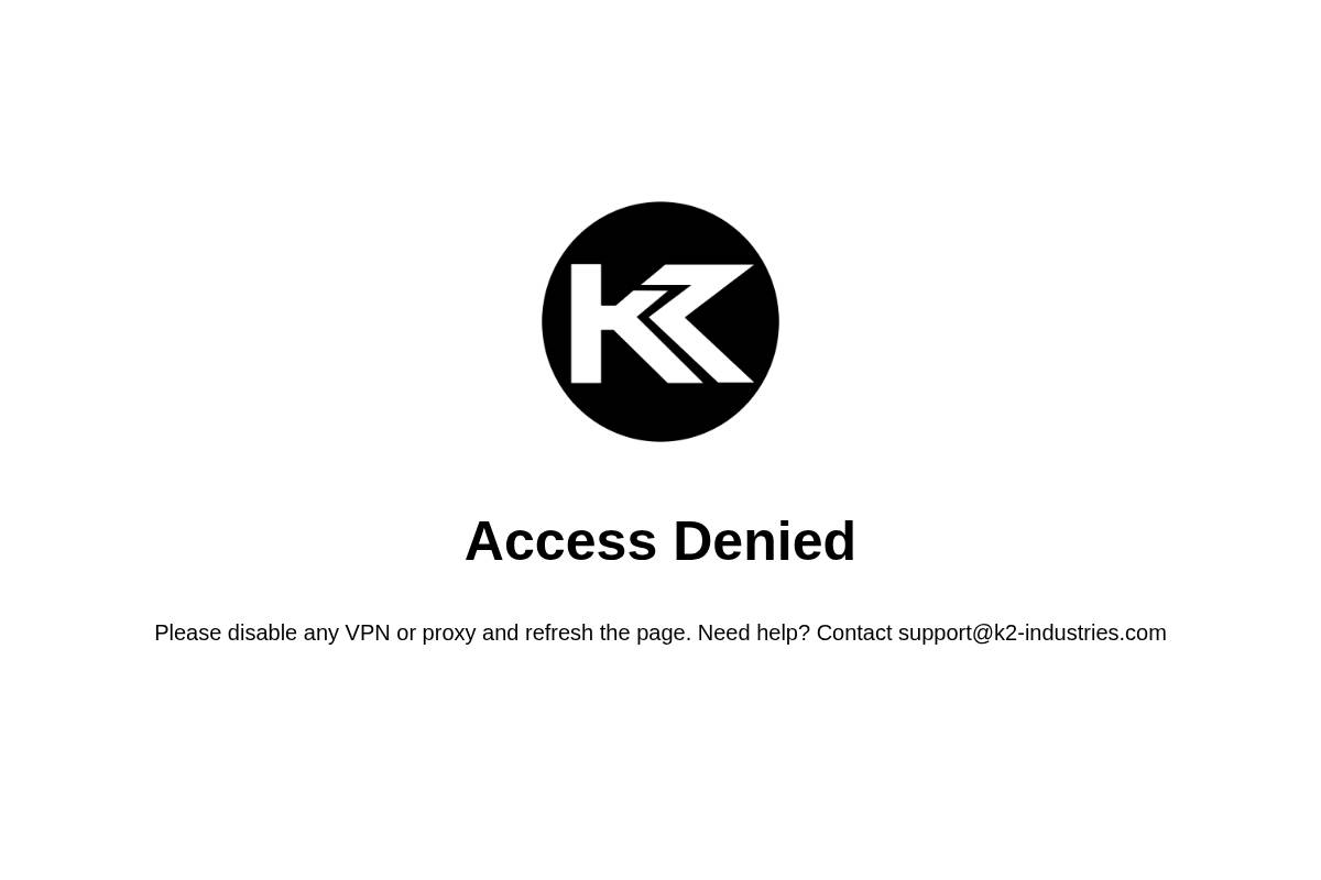 K2 Industries homepage screenshot