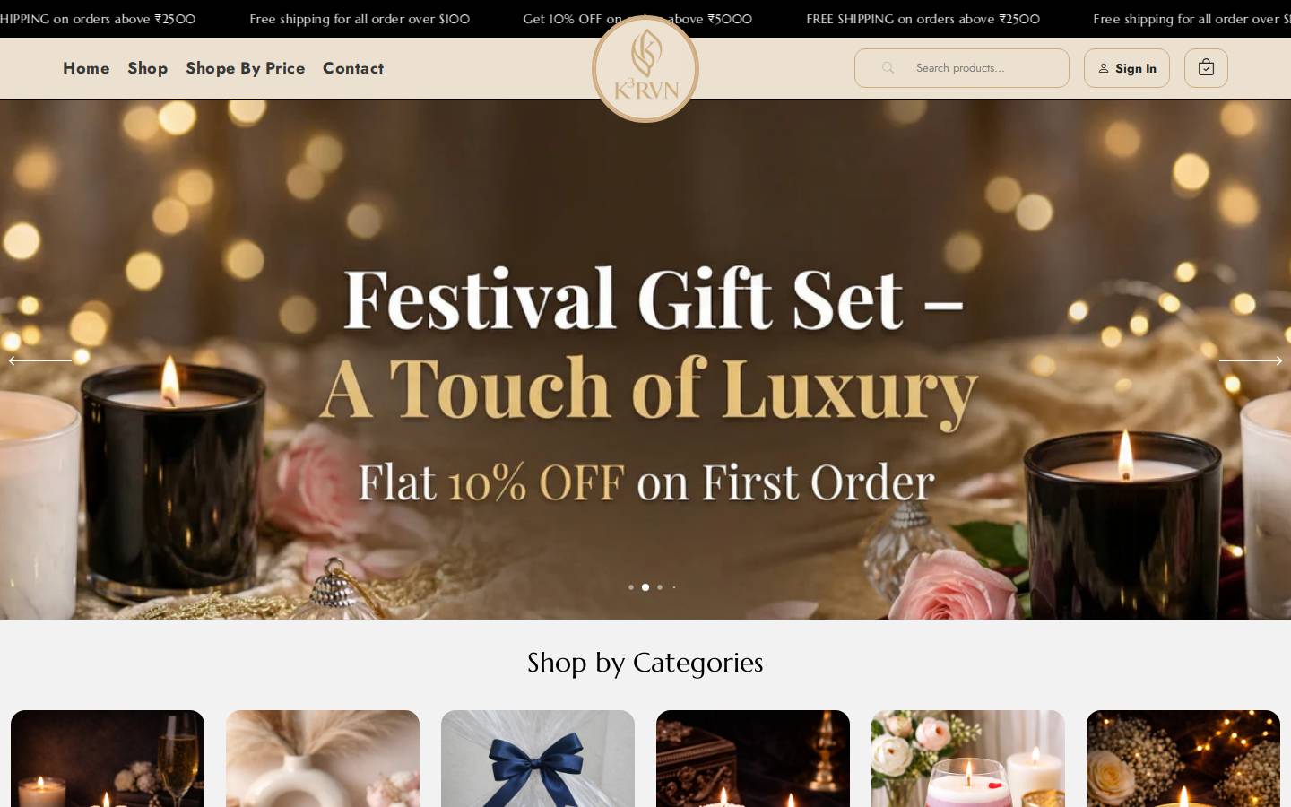 k3rvn.com homepage screenshot