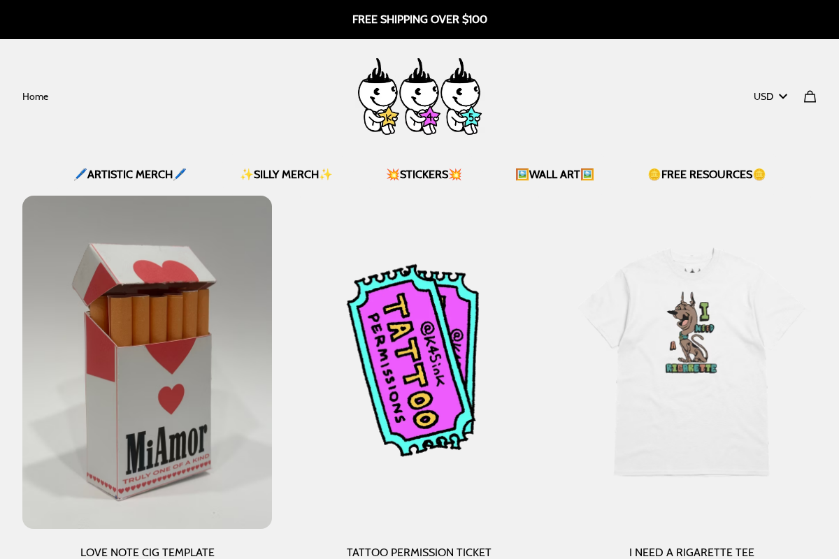 k45ink.com homepage screenshot