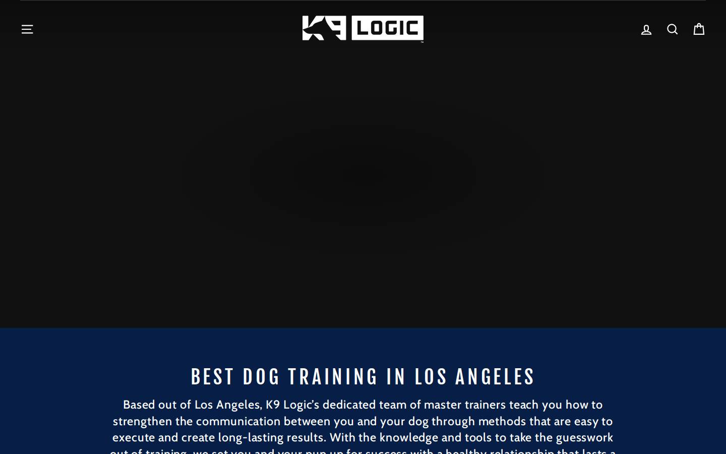 k9-logic.com homepage screenshot