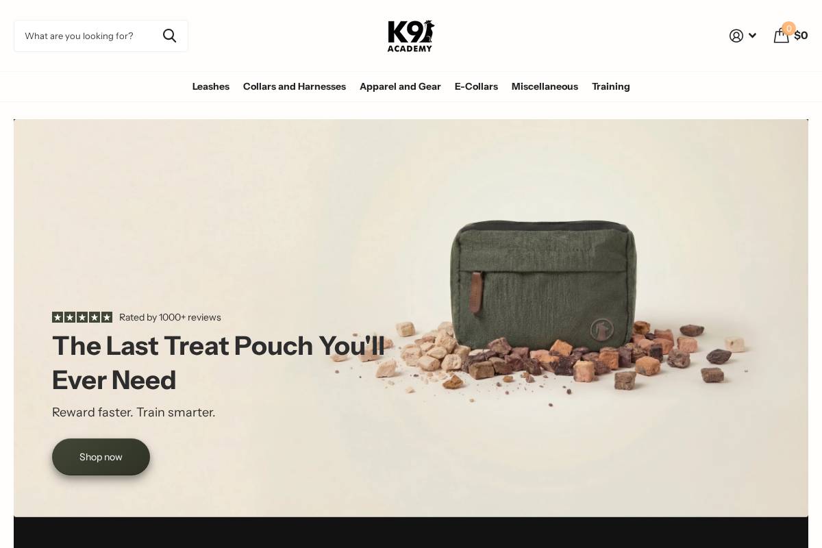 k9academy.ca homepage screenshot