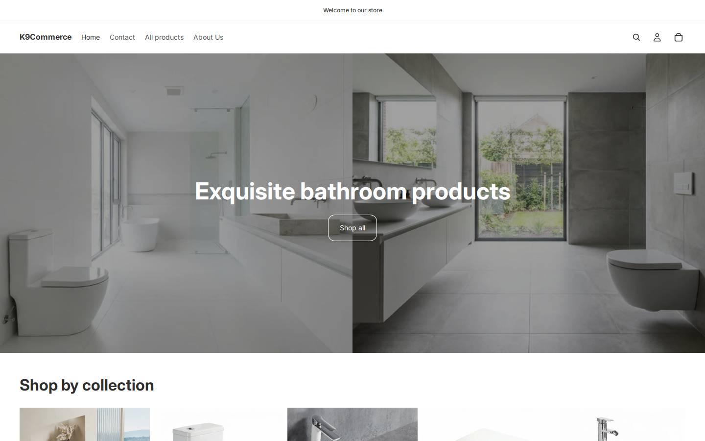 k9commerce.com homepage screenshot