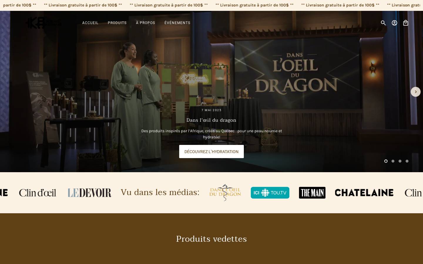 ka-karite.com homepage screenshot