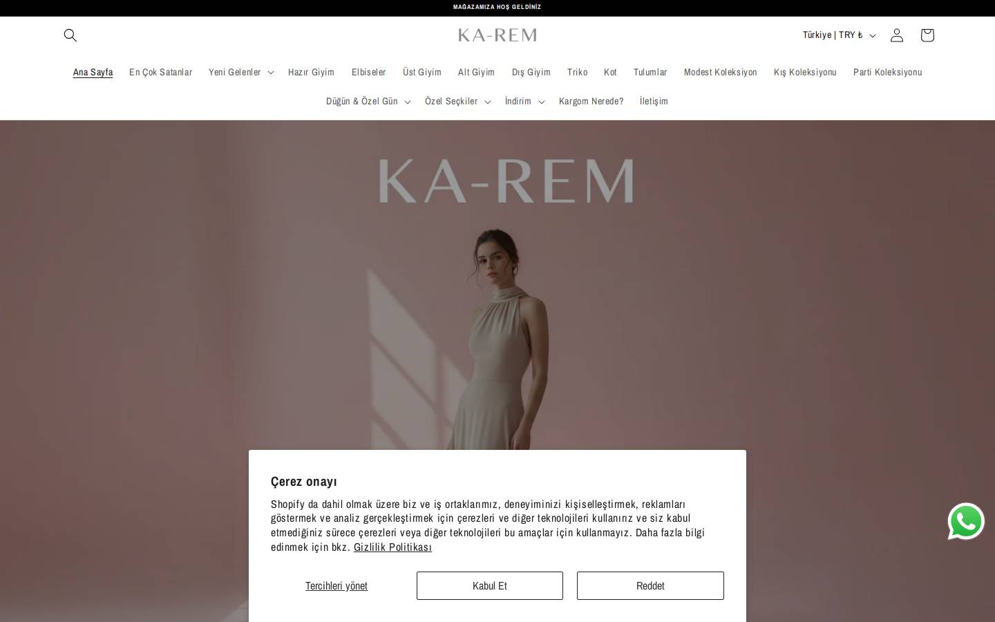 ka-rem.com homepage screenshot