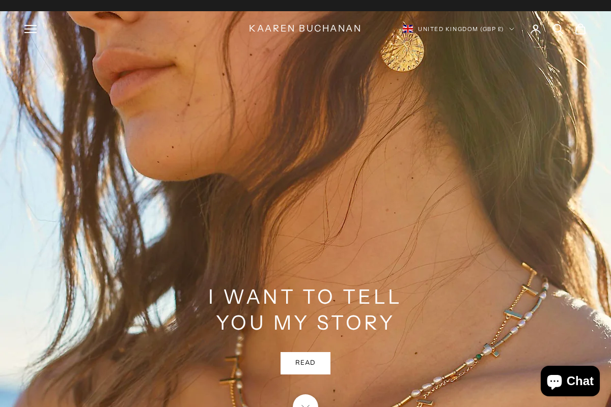 Kaarenbuchanan homepage screenshot