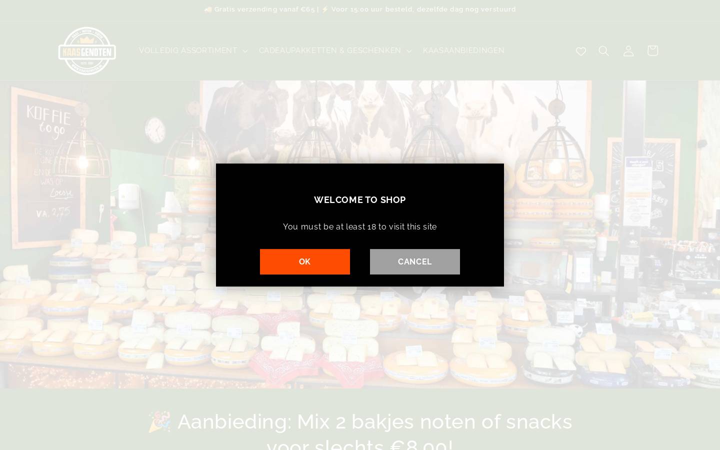 kaasgenoten.nl homepage screenshot