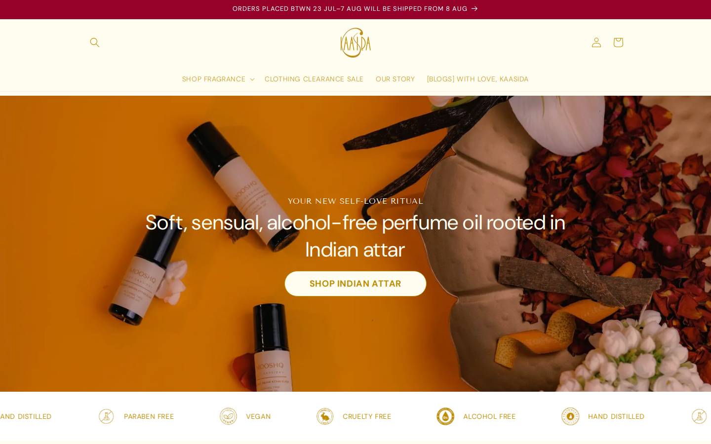 kaasida.com homepage screenshot