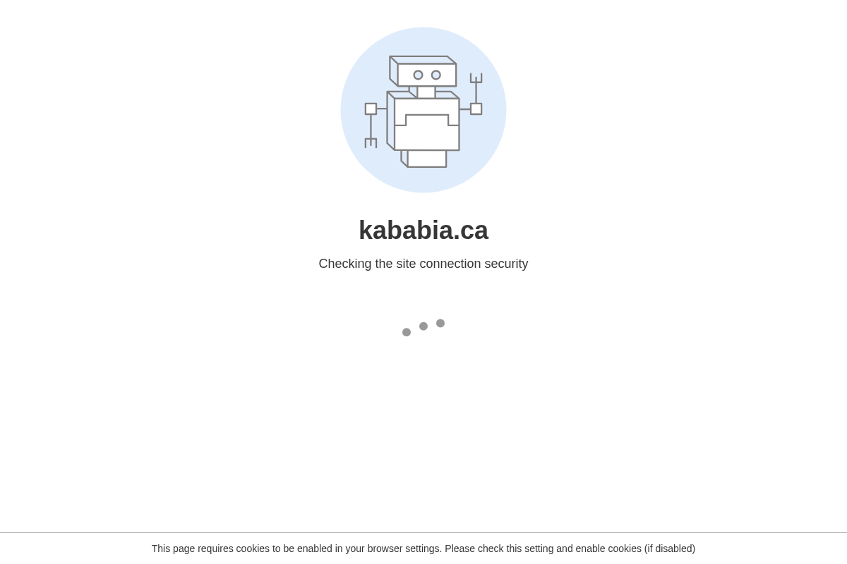 kababia.ca homepage screenshot