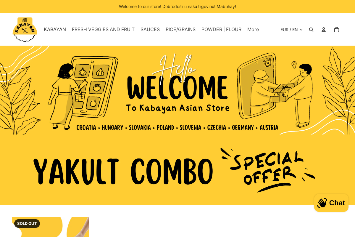 kabayanstore.eu homepage screenshot