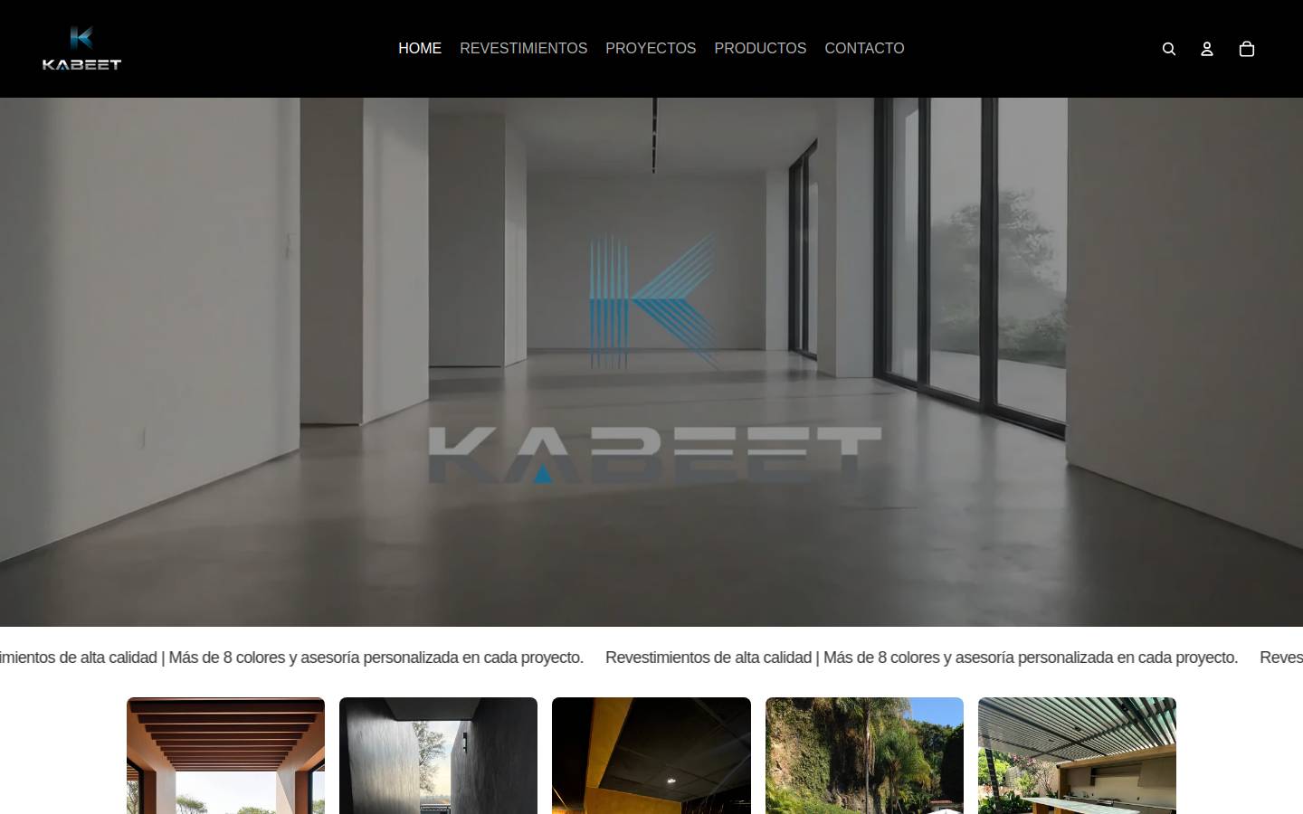 kabeet.mx homepage screenshot