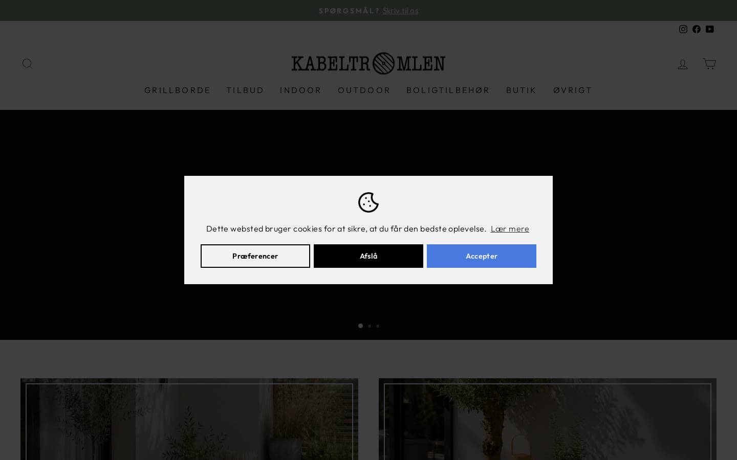 kabeltromlen.se homepage screenshot