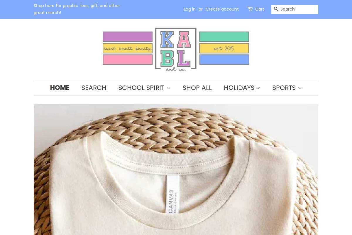 kablandco.com homepage screenshot