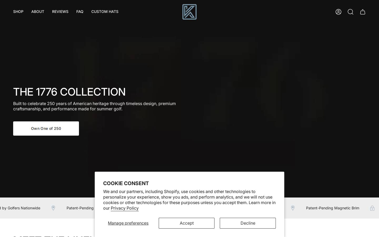 kabragolf.com homepage screenshot