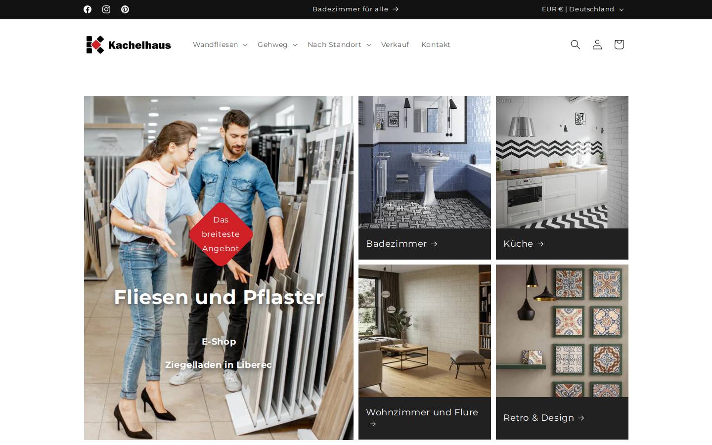 kachelhaus.de homepage screenshot