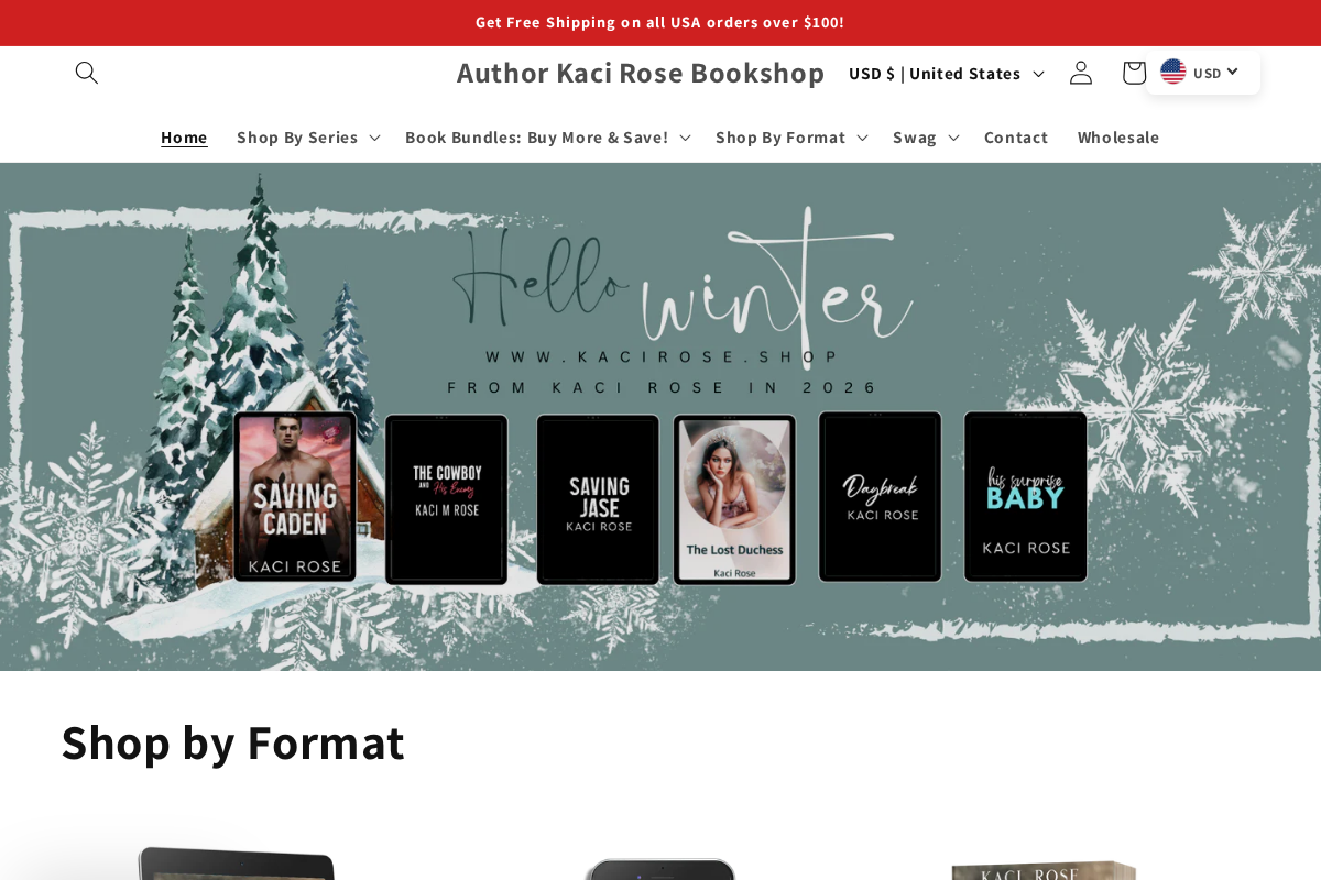 kacirose.shop homepage screenshot