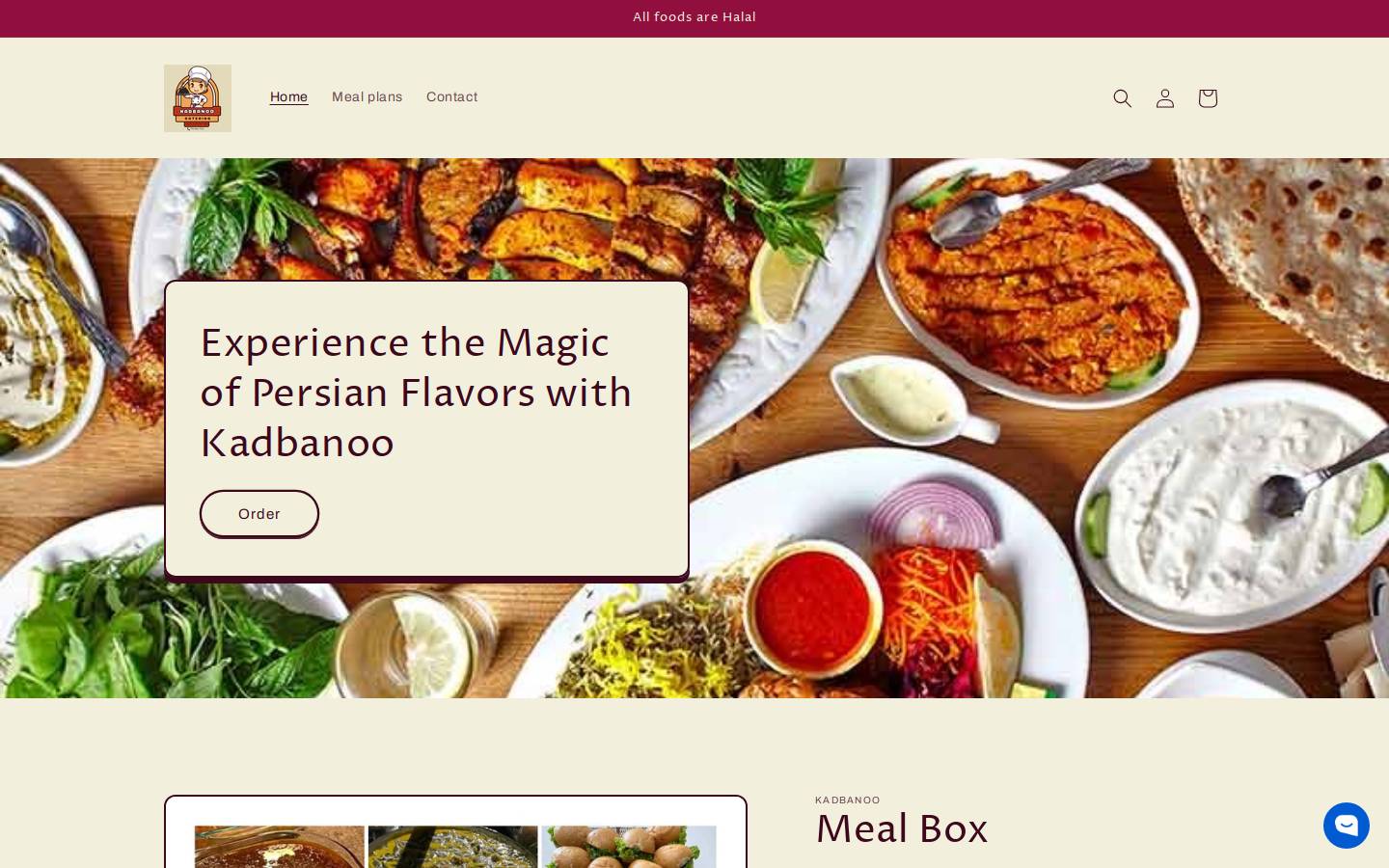 kadbanoo.ca homepage screenshot