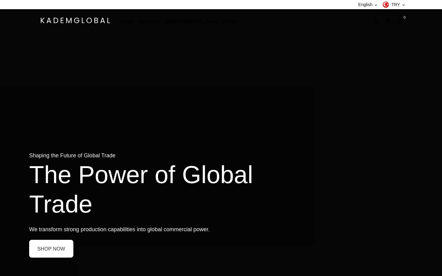 kademglobal.com homepage screenshot