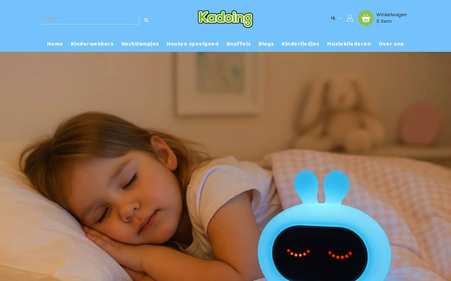 Kadoing homepage screenshot
