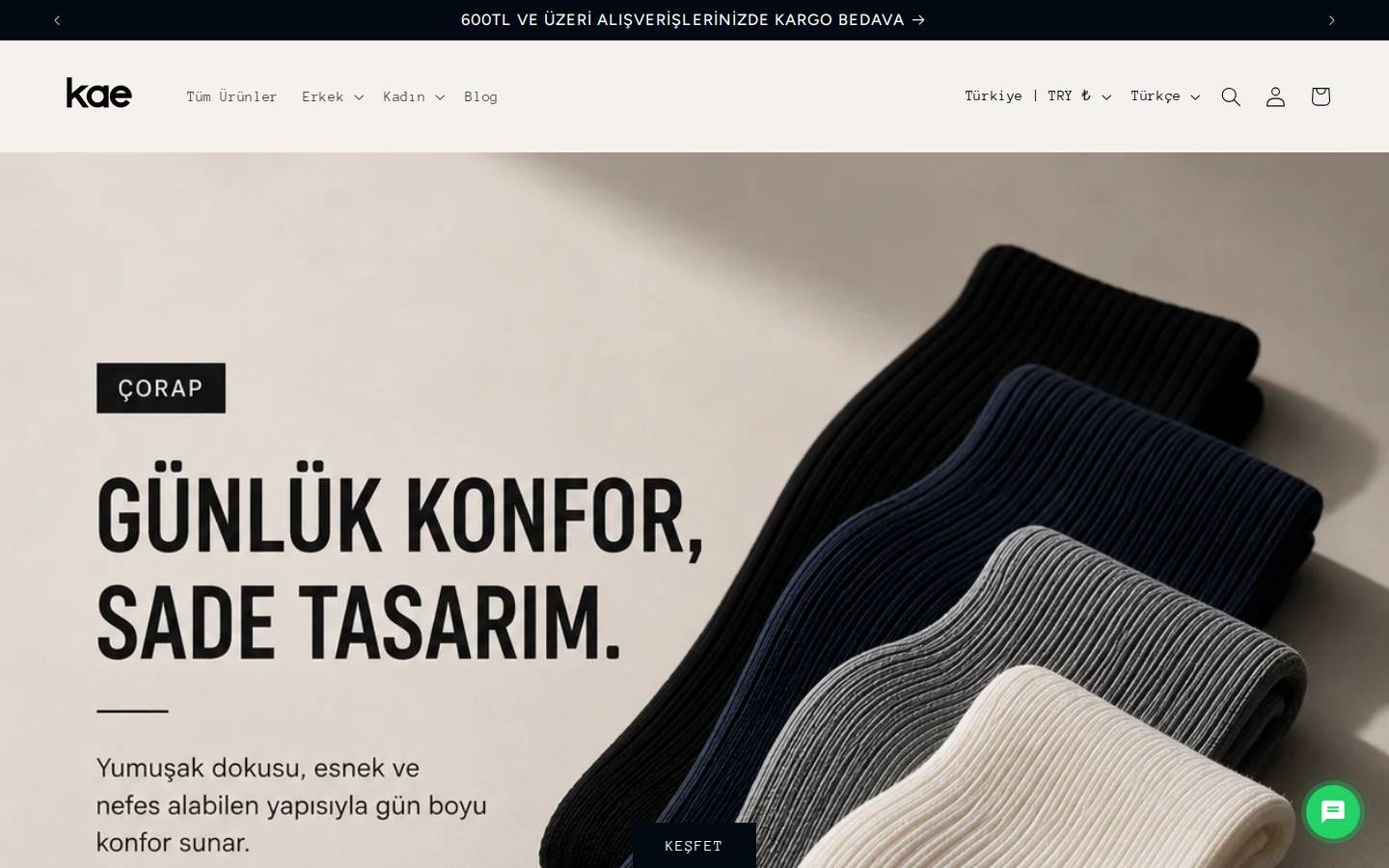 kaelaurean.com homepage screenshot