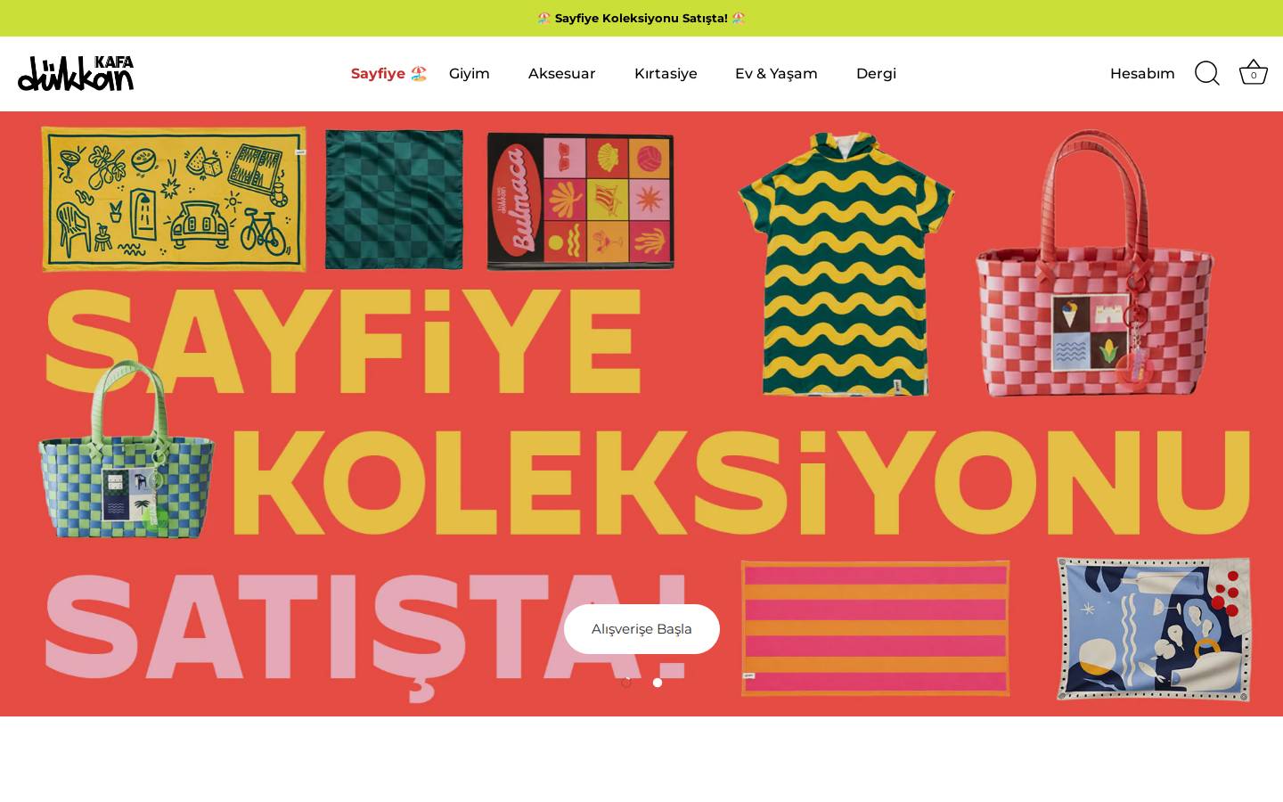 Kafadukkan homepage screenshot