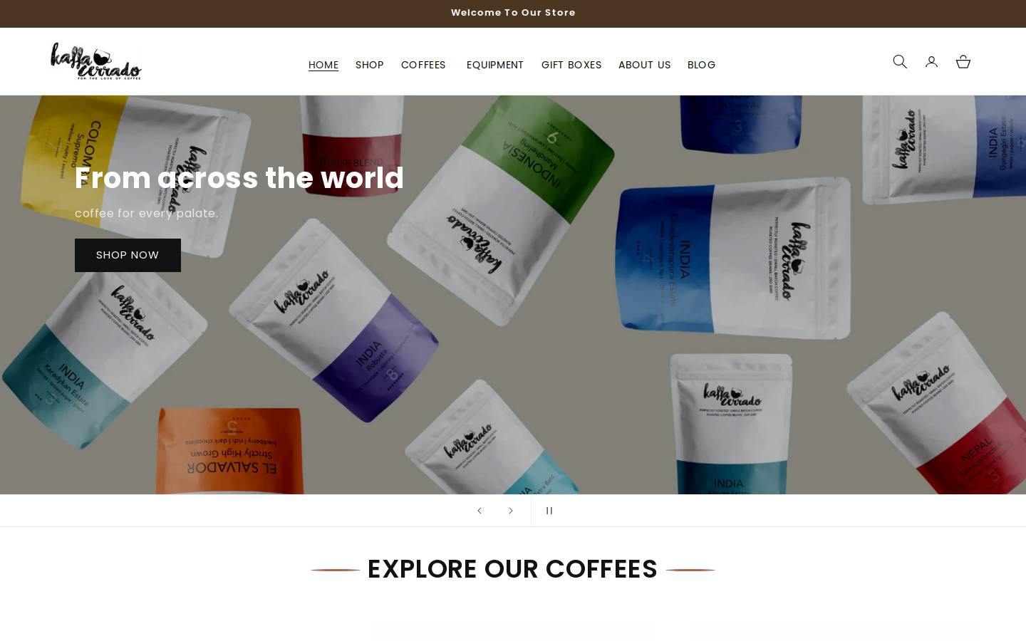 kaffacerrado.com homepage screenshot