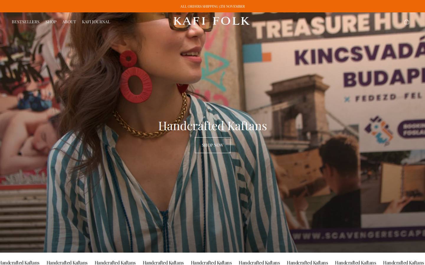 kafifolk.com homepage screenshot