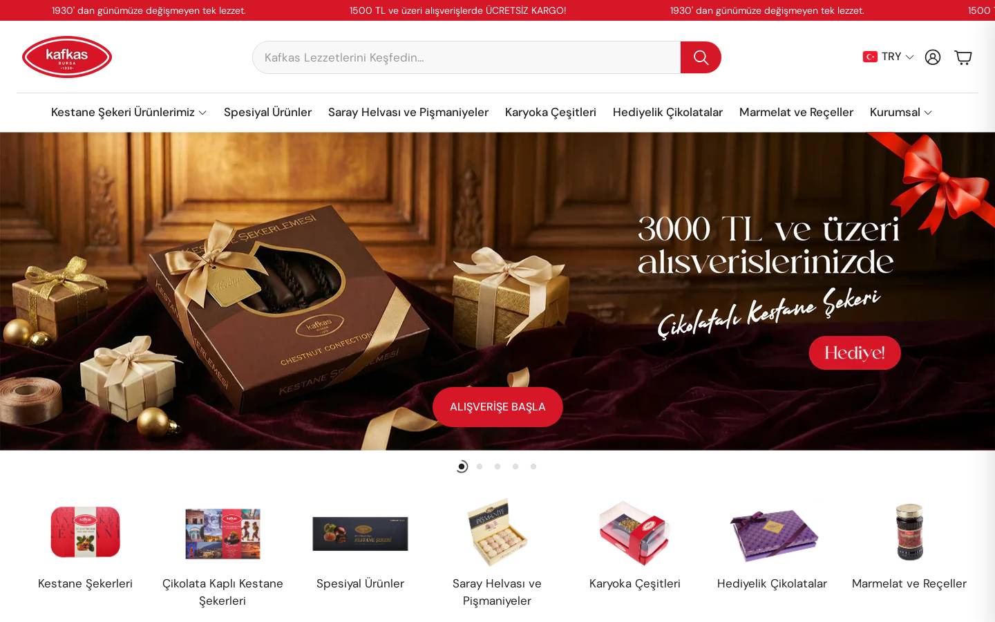 kafkas.com homepage screenshot