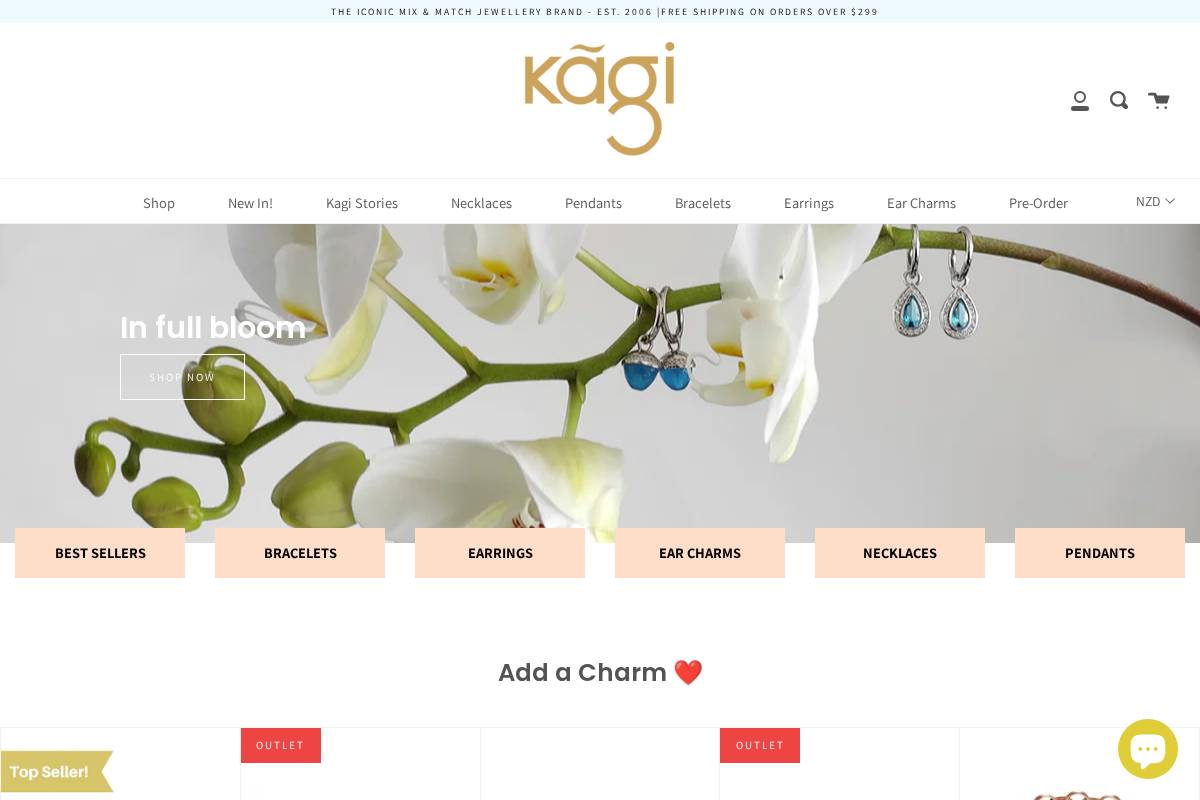 kagi.co.nz homepage screenshot