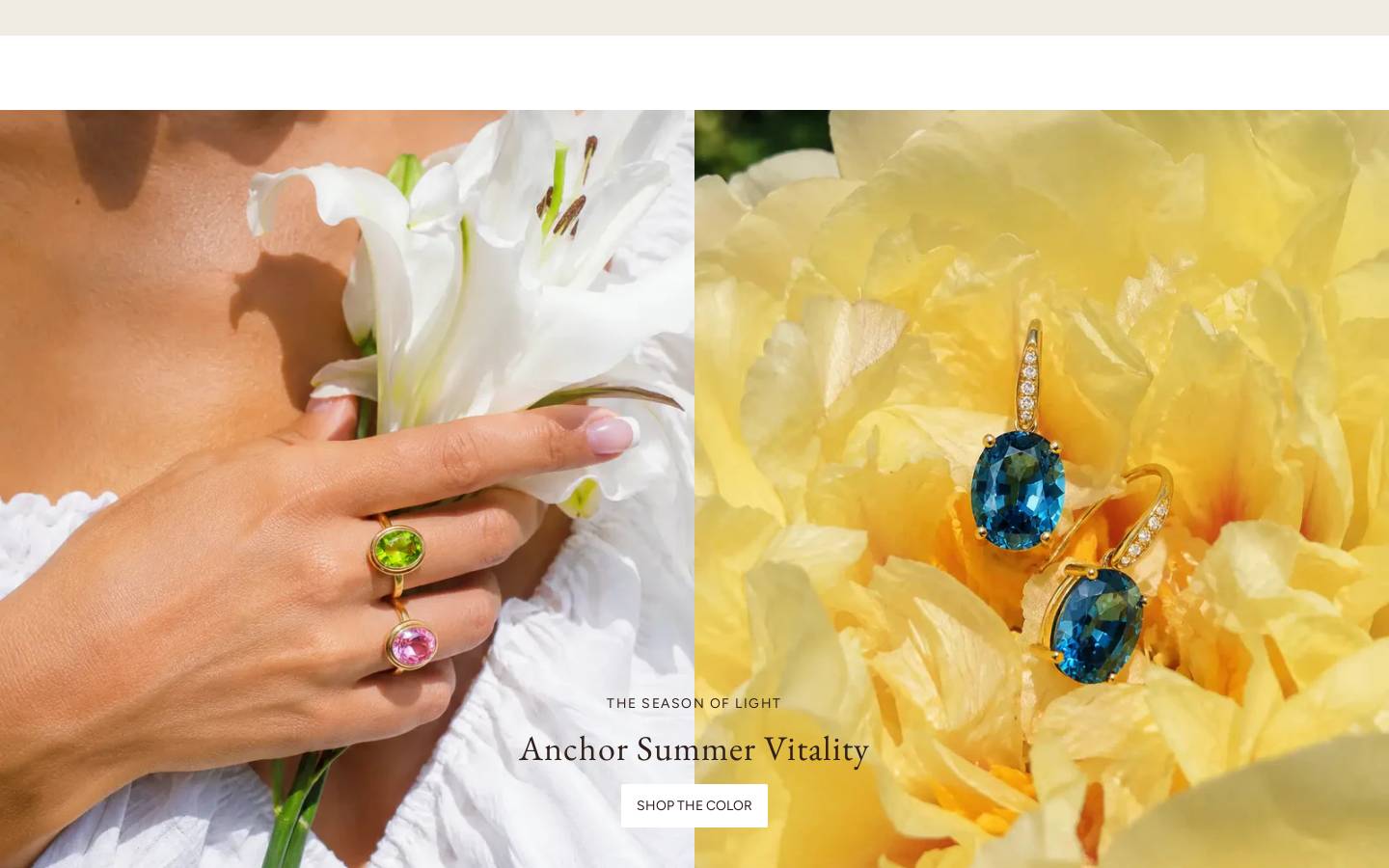 kaifinejewelry.com homepage screenshot