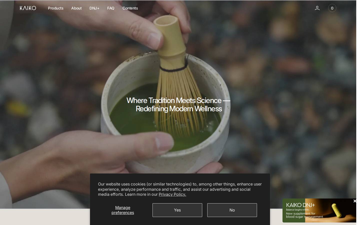 kaiko-tokyo.com homepage screenshot