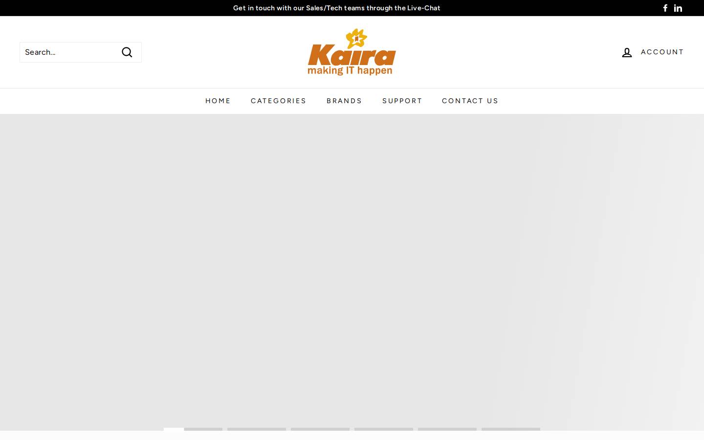 Kairaglobal homepage screenshot