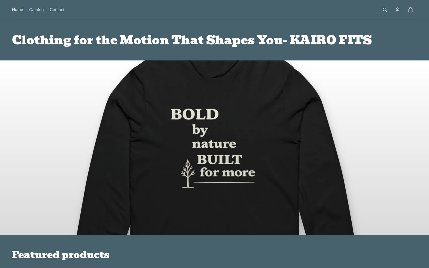 kairofits.com homepage screenshot